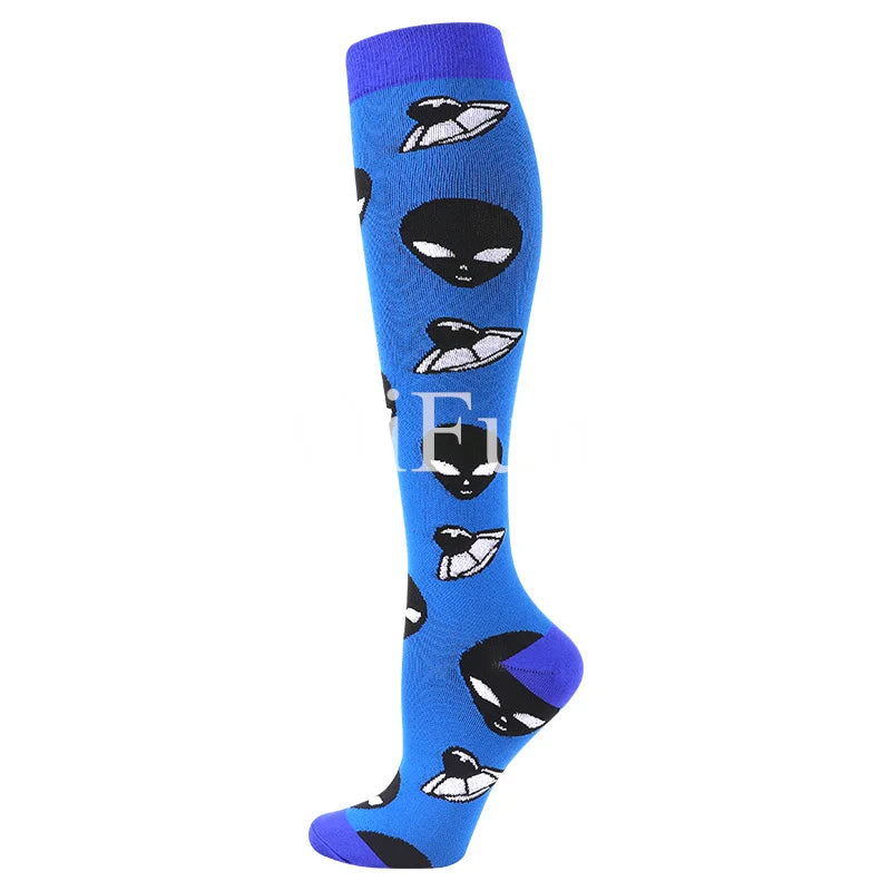 Men & Women New Compression Socks, Sports Socks ,Medical, Nursing, Edema, Diabetes, Varicose Veins ,Flight Travel Cycling Socks.