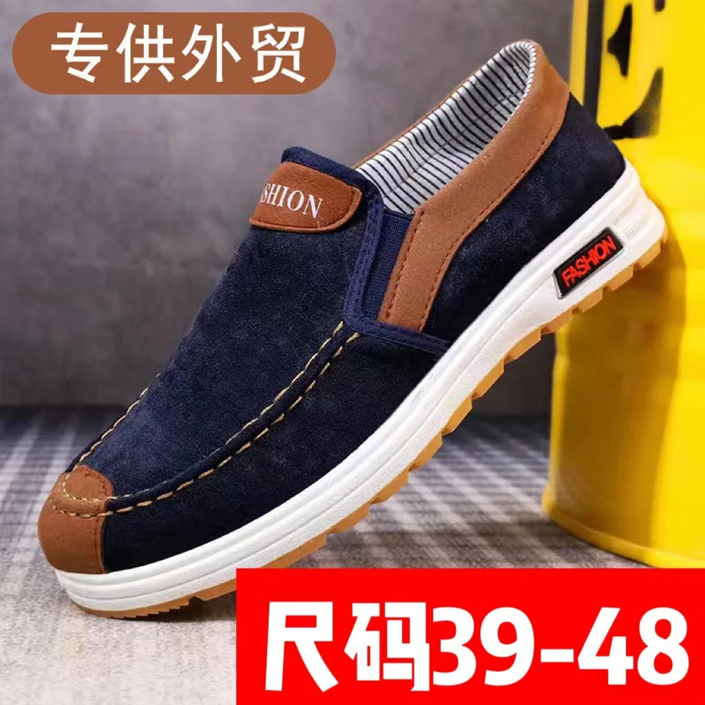 Casual Shoes for Men Plus Size 48 Male Loafers, Casual. Comfortable Sneakers Slip On Leisure Shoes.