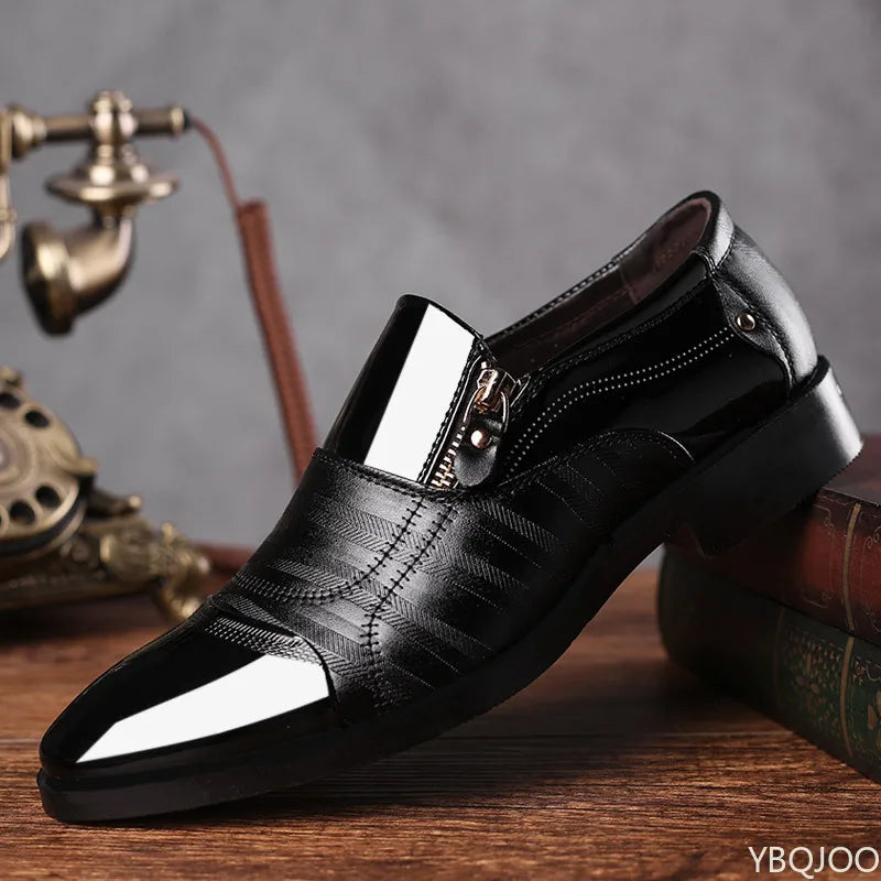 2026 Large Size Fashionable Men Office Formal Shoes, Comfortable Multifunctional Shoes.