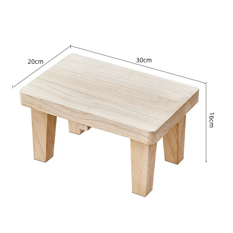 Creative Small Wood Household Stool