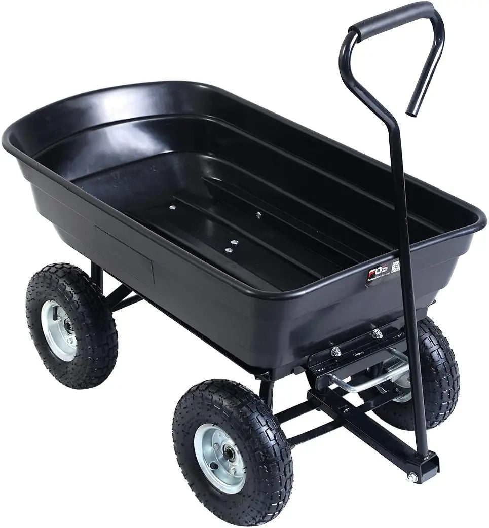 650LB Garden Wagon Carrier Wheel Barrow Air Tires