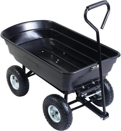 650LB Garden Wagon Carrier Wheel Barrow Air Tires