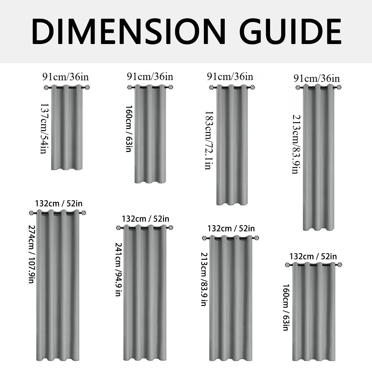 2pcs Modern Blackout Curtains - UV Protection, Heat-Resistant, Light-Blocking Drapes.