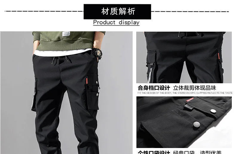 Big Pockets Cargo Pant  Loose Streetwear  Fashion Hip Hop Joggers