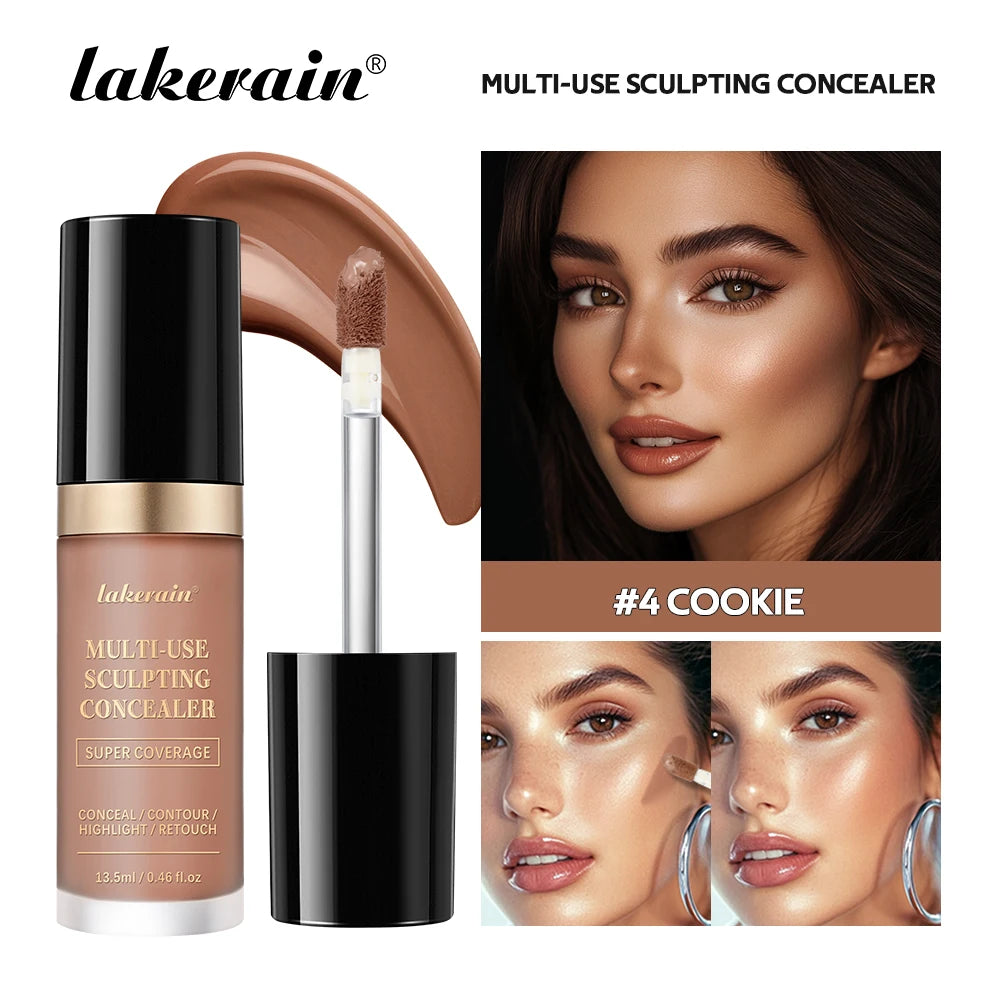 Waterproof Liquid Concealer High Coverage Oil Control Cover