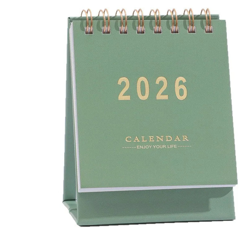 2026  Simple Calendar Small Desk Calendar Planner.
