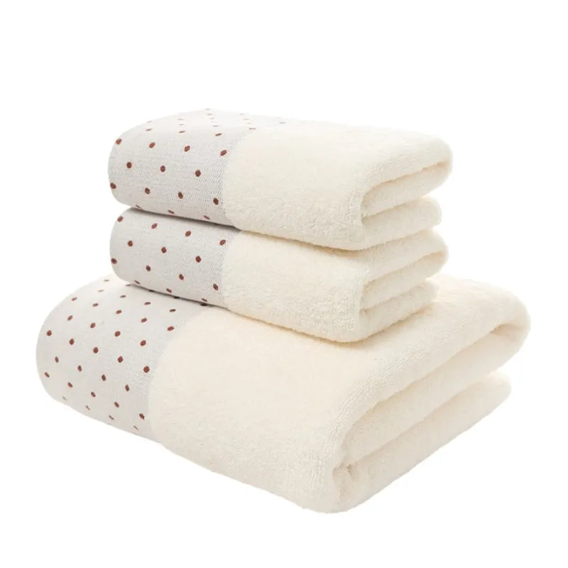 3 Piece Bath Towels Set 100% Cotton, 1 Bath Towel, 2 Hand Towel, Luxury Bathroom Towel  Hotel Quality