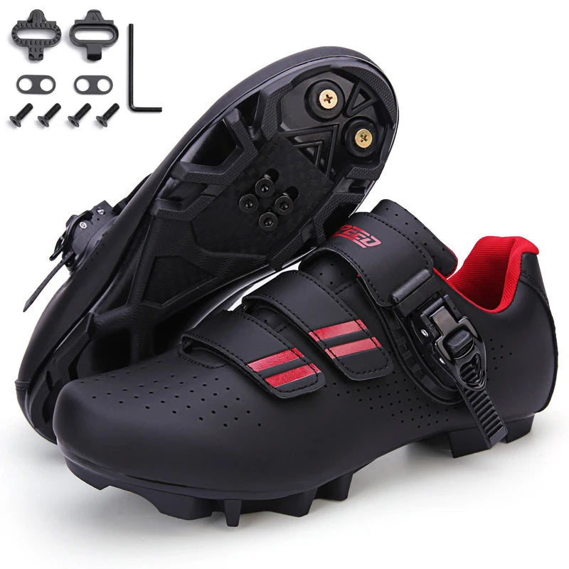 Cycling Shoes Men Sports Shoes  Flat Cleats Bicycle  Footwear