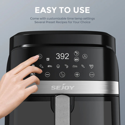 Air fryer 8-in-1,6L  Electric Oven Oilless Cooker Keep Food Warm