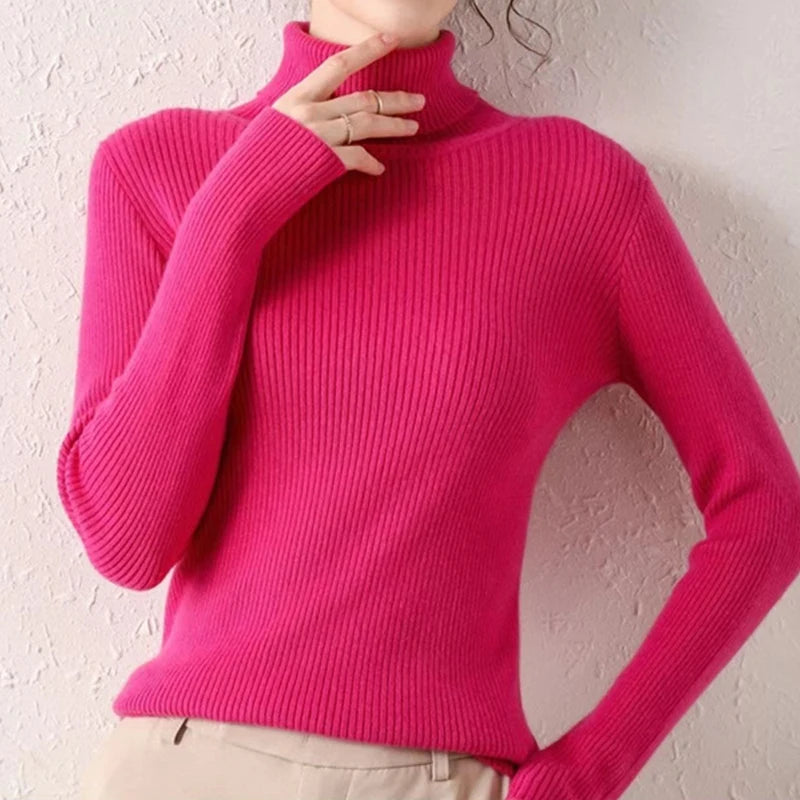 Women Fall Turtleneck Sweater, Cashmere Sweaters For Women 2025.
