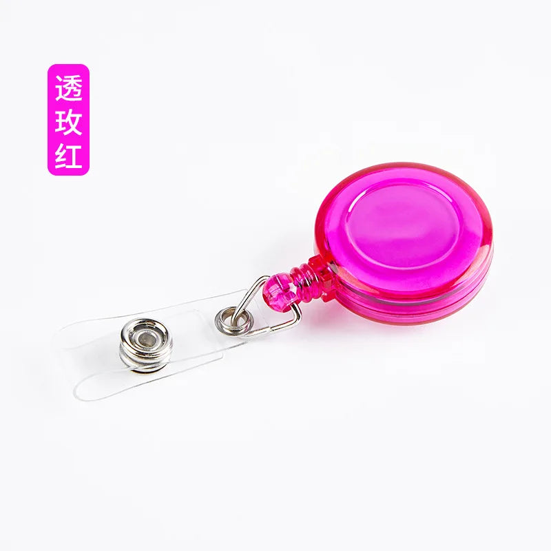 10pcs Retractable Badge Holder Clips for Nurse ID Badge, Reel with Belt Clip Doctor ID Card Chain Clips School Student Office.