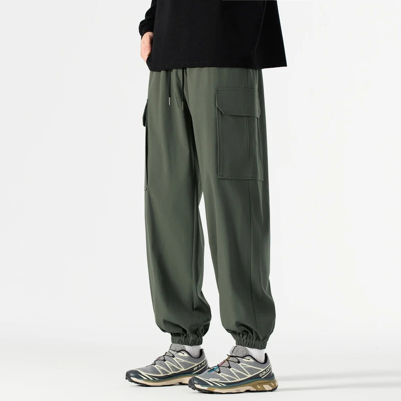 Casual pants spring and autumn tight-fitting  windproof and waterproof