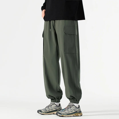 Casual pants spring and autumn tight-fitting  windproof and waterproof