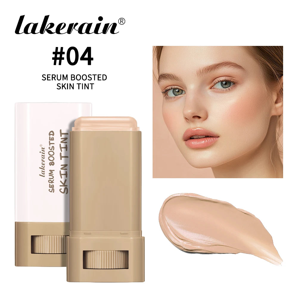 Skin Tint Foundation Stick, Eraser Concealer Foundation Stick Serum Boosted Smooth Plumper Hight Coverage .