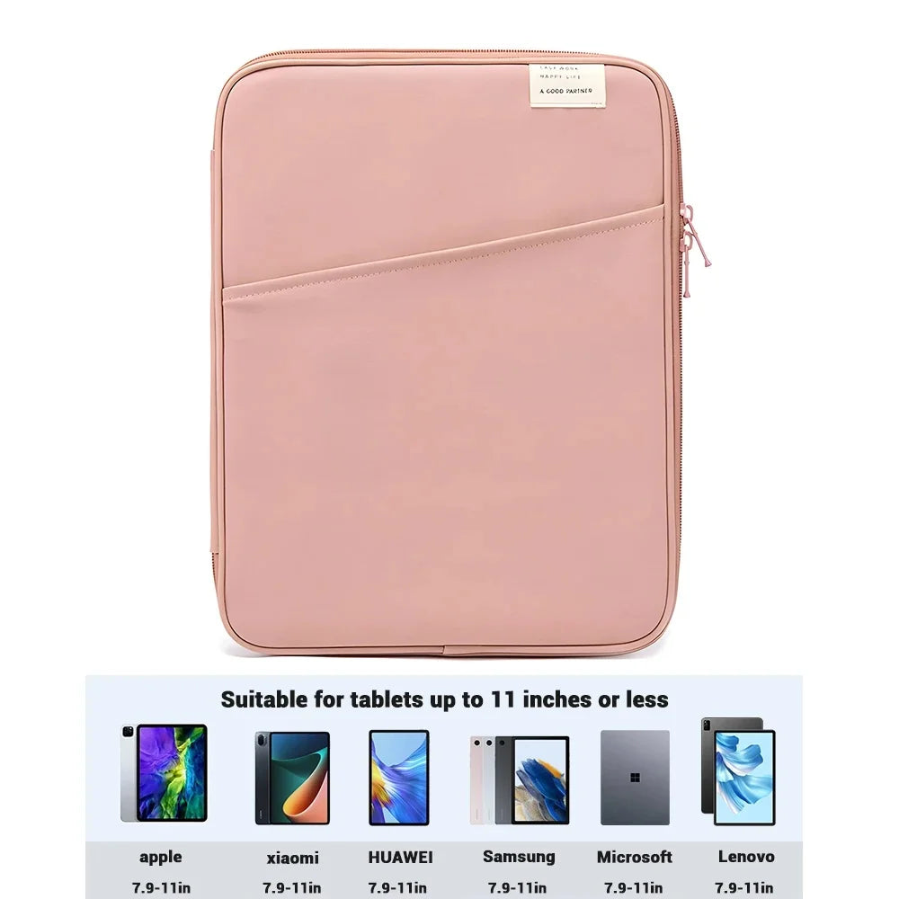 Shockproof Tablet Pouch Bag For I-pad Pro11, Air6, 4, 5 12.9, 10.5, 9.7 Mac book Air13.3, 13.6, Pro14 Xiaomi, Huawei, Samsung Laptop Sleeve.