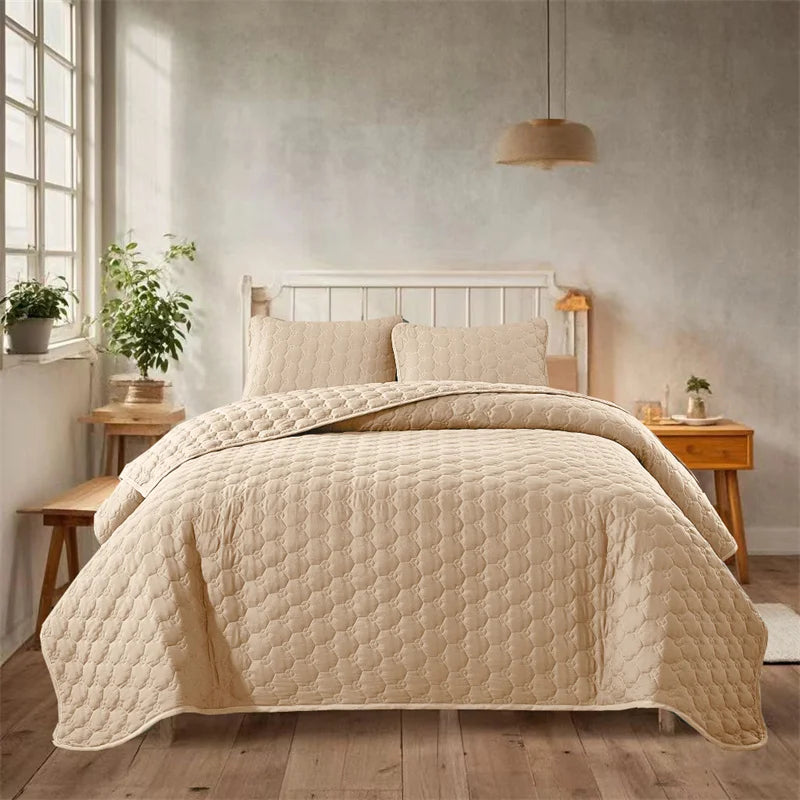 Soft Bedspreads Bed Coverlets Queen Quilt Bedding Pillow Shams,  Queen Size Coverlet