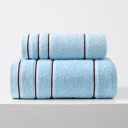 2PCS Luxurious Cotton Towel Set, Ultra Soft Highly Absorbent , for Home Bathroom 100% Cotton.
