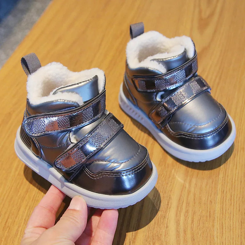 Kids Boots,  Boys  Shoes, Fashion Warm  Girls Sneakers, Baby Short Boots.