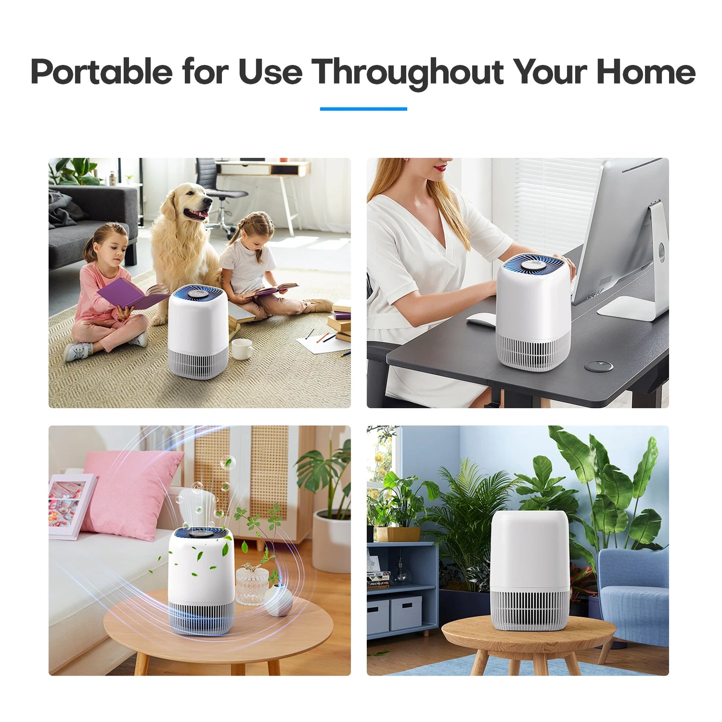 Air Purifiers  Home,Filter Cleaner with Fragrance