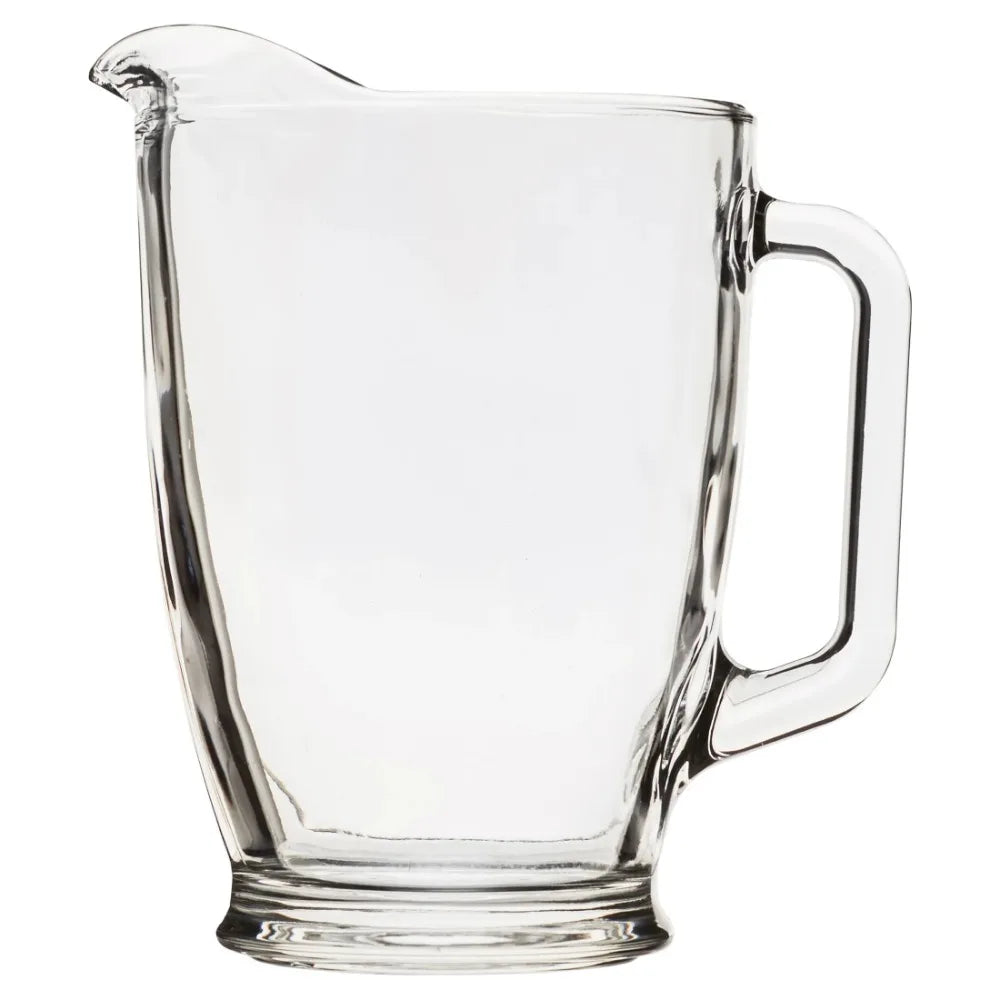 7-Piece Clear Glass Pitcher and Drinkware Set