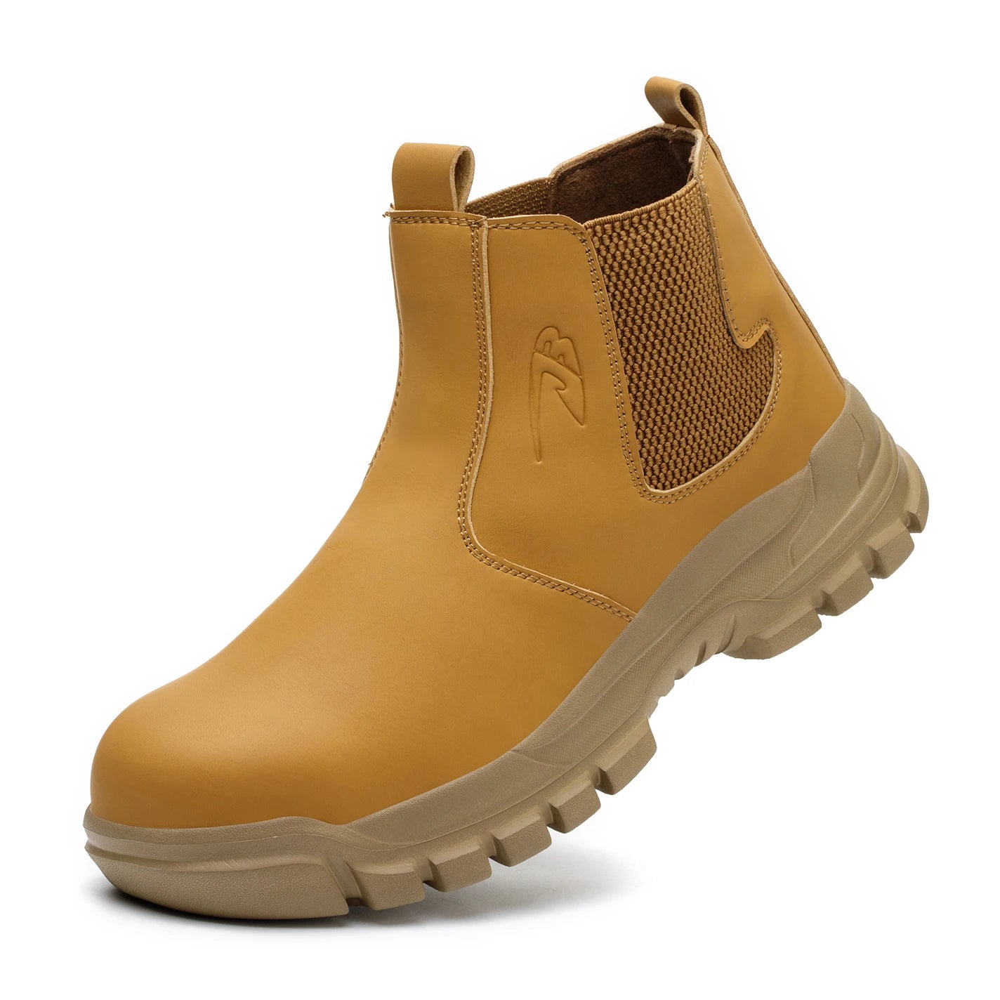 Waterproof Safety Boots, Indestructible Steel Toe Work Boots, Anti-smash Stab-resistant.