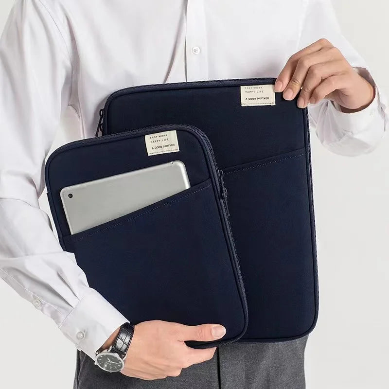 Shockproof Tablet Pouch Bag For I-pad Pro11, Air6, 4, 5 12.9, 10.5, 9.7 Mac book Air13.3, 13.6, Pro14 Xiaomi, Huawei, Samsung Laptop Sleeve.