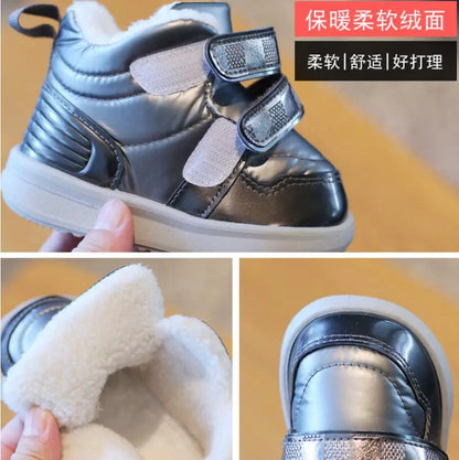 Kids Boots,  Boys  Shoes, Fashion Warm  Girls Sneakers, Baby Short Boots.