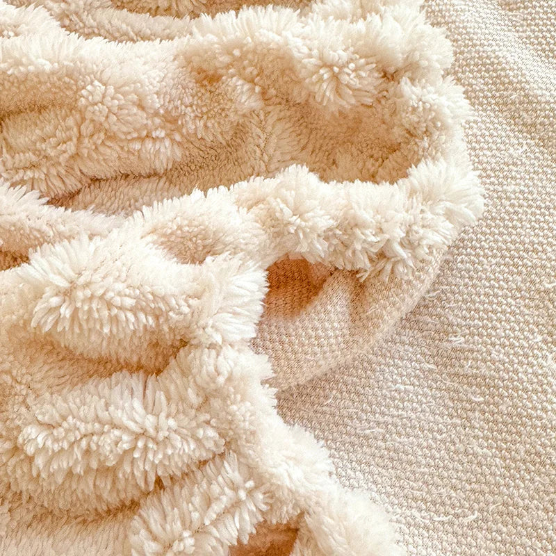 1pc Winter Warm Bed Sheet with Elastic Band Single/Queen/King Mattress Cover.