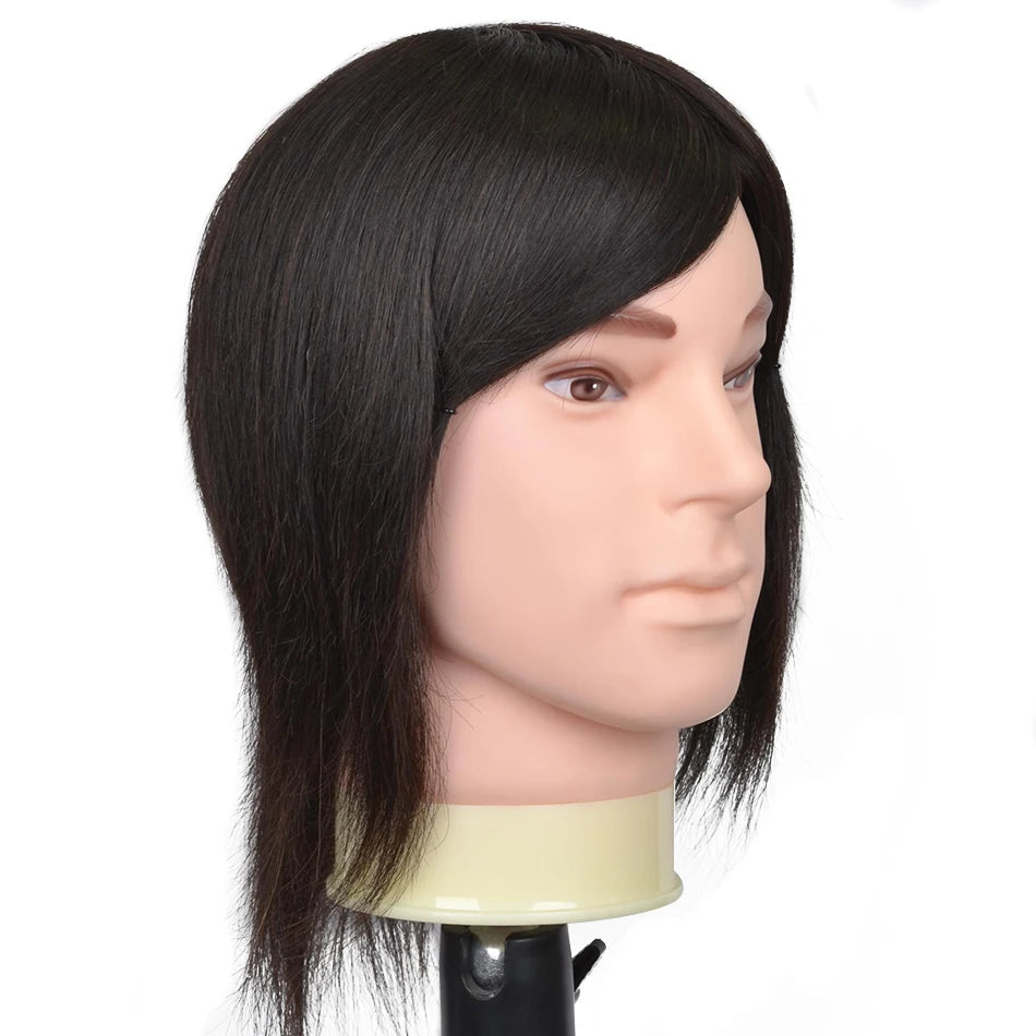 100% Real Human Hair Mannequin ,Styling Heads Cosmetology Practice Heads.