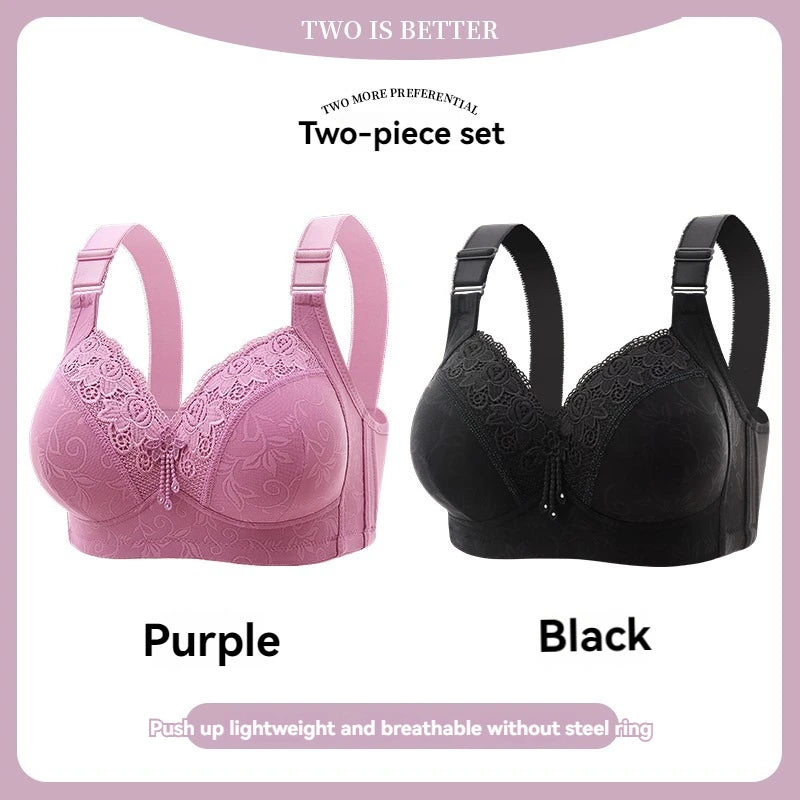 Women Lace Bras, Ultra-Thin Perspective Deep V Bra Plus Size Cup active bra.