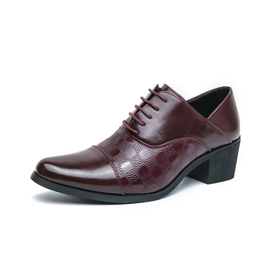 Men leather shoes Spring autumn non-slip, flat casual loafers business fashion designer leather shoes.