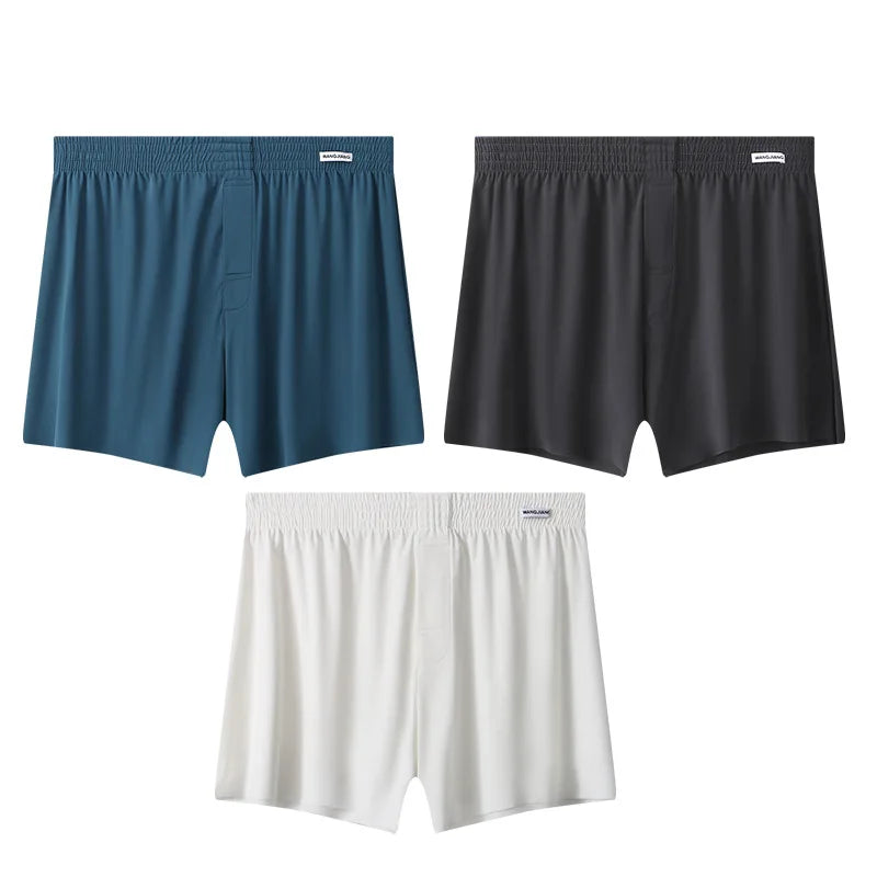 Men Arrow Shorts Ice Silk Underwear Sleepwear Boxers Shorts.