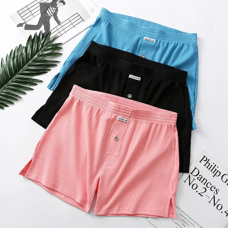 Sexy Men Cotton Boxer Briefs, Mesh Boxers Shorts.