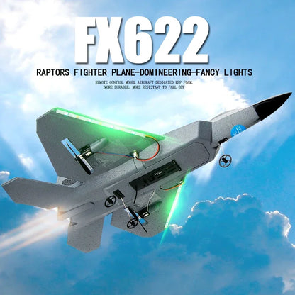 FX622 Remote Control Fighter | 3-Axis Gyro Self-Stable | Easy Throttle Control.
