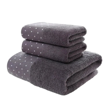 3 Piece Bath Towels Set 100% Cotton, 1 Bath Towel, 2 Hand Towel, Luxury Bathroom Towel  Hotel Quality