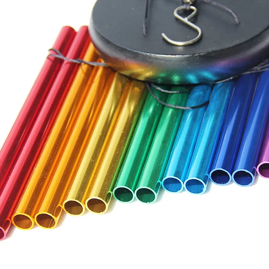 Beautiful and Soothing Musical Wind Chime, with 12 Tubes and Bells - Perfect for Relaxation and Meditation!!