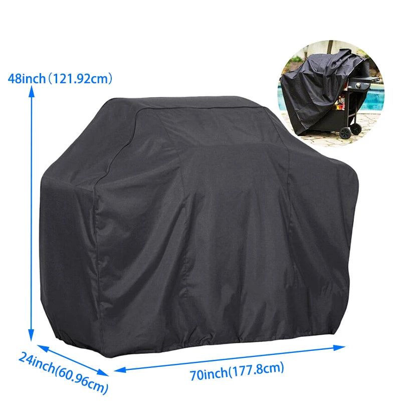 Grill Cover Dustproof Waterproof Weber Heavy Duty , Outdoor  Rainproof Grill Cover Size 12.