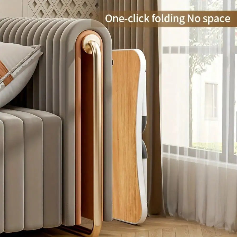 Foldable Laptop Desk with  Cup Holder and Tablet Slot