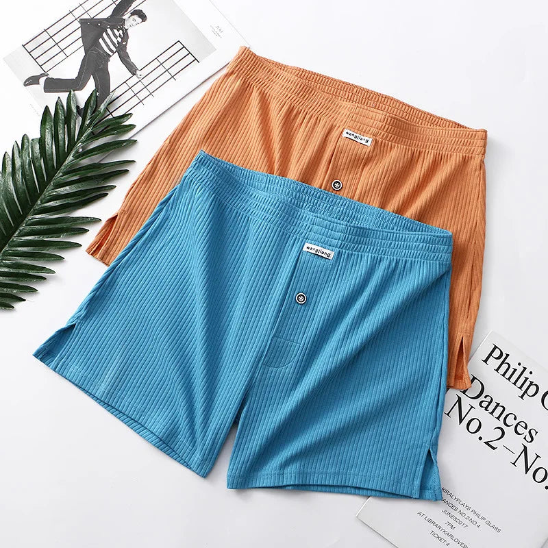 Sexy Men Cotton Boxer Briefs, Mesh Boxers Shorts.