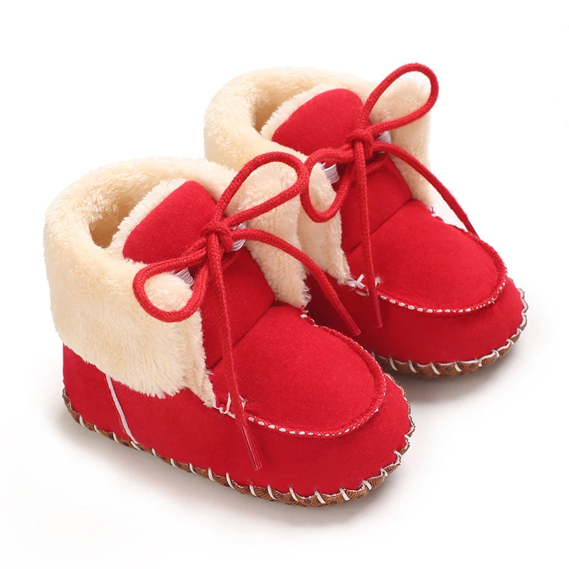 0-18M  Boots For Newborn Baby Girl Snow Boots, Winter Shoes Baby Boy Thermal Shoes.