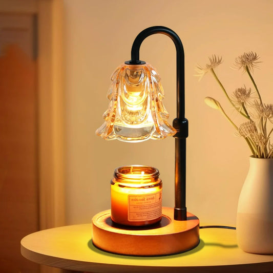 Candle Warmer Lamp with Timer 4 Speed Dimmable, Height Adjustable Base, New Home Decor.