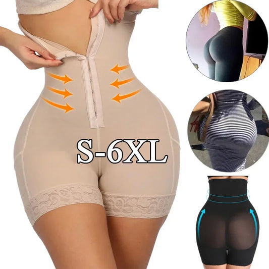 Fajas Colombian Butt Lifter Shapewear High Waist Tummy Control Panties.