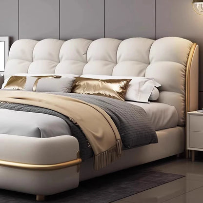 Luxury Unique Bed, Queen Elastic Bedroom Double Bed