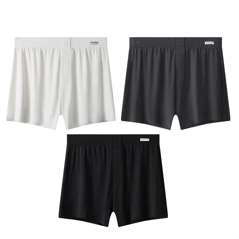 Men Arrow Shorts Ice Silk Underwear Sleepwear Boxers Shorts.