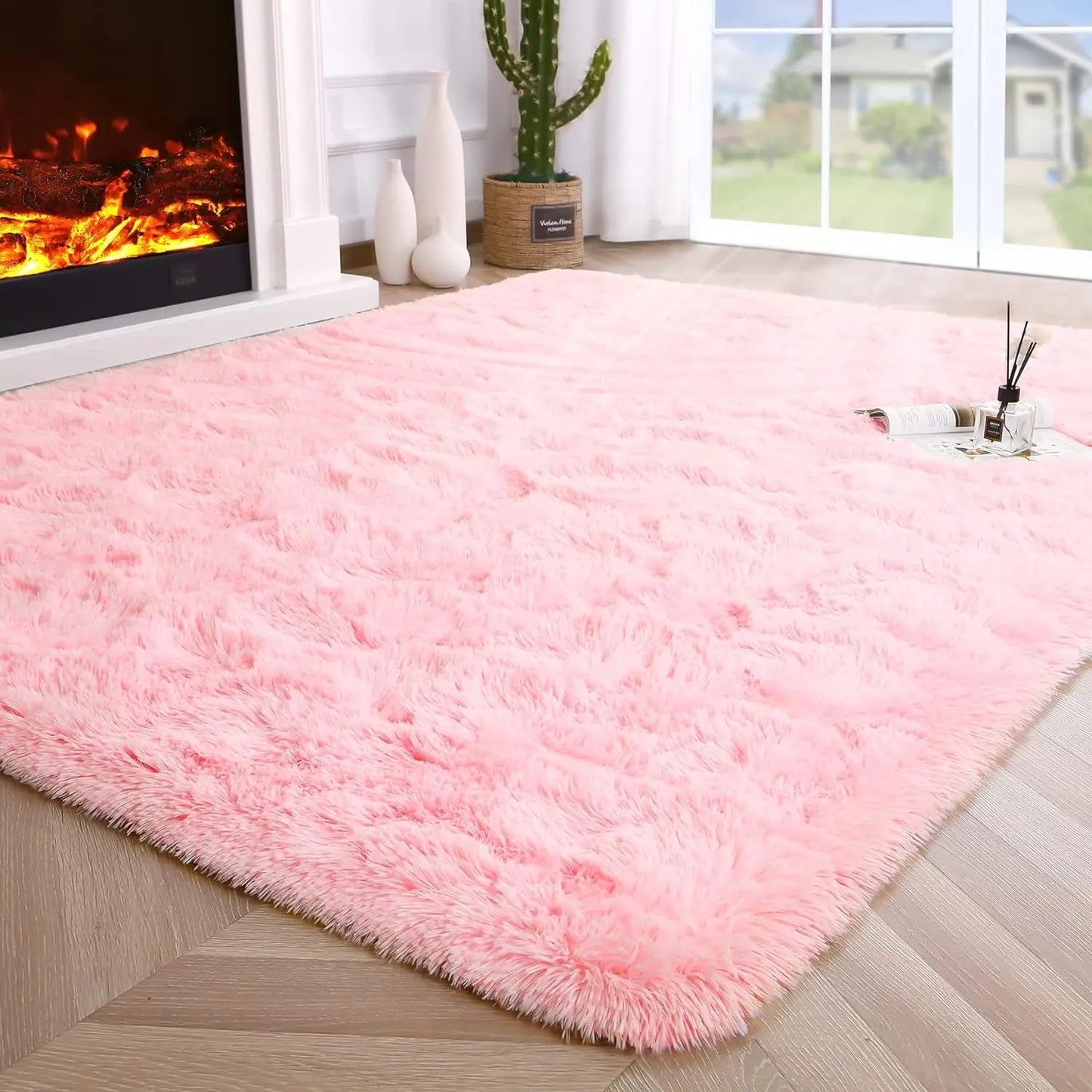 Fluffy    Area Rugs  Non Slip  for Hardwood Floors