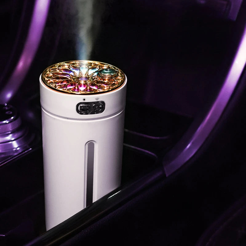 Car Air Humidifier USB Portable Remove Odors,  Color Lamp Air Purifier Auto Spray