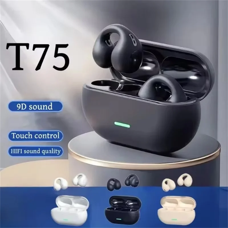 Original T75 TWS Touch Control Wireless Headphones Bluetooth Earphones.  For I phone Xiaomi phones.