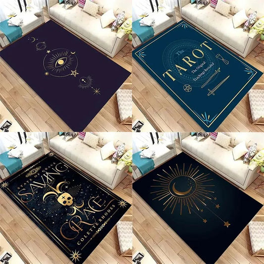 Tarot Pattern Floor Mats, Door Decoration, Home Living Room
