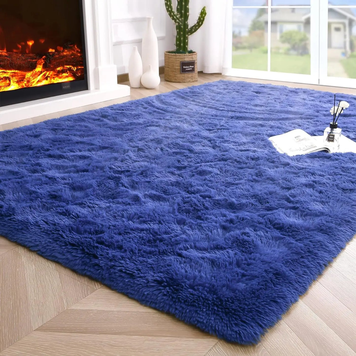 Fluffy    Area Rugs  Non Slip  for Hardwood Floors