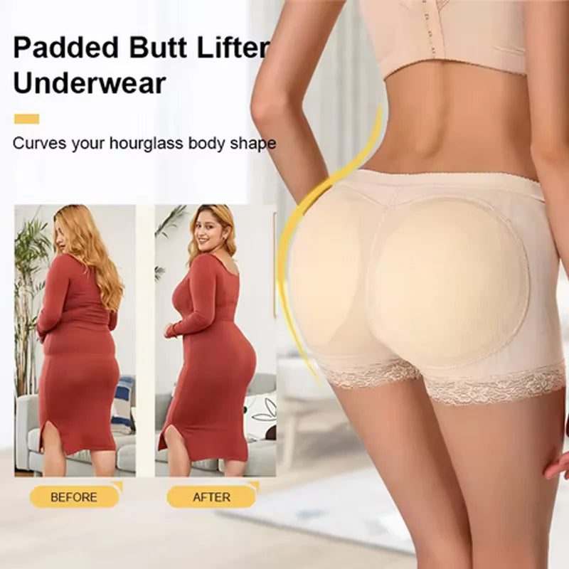 Women Butt Lifter Panty r Padded Underwear Sexy Lift buns, High Waist Faja Tummy Control.